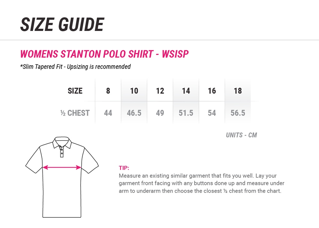 HEG - Womens Stanton Polo Shirt - SISP (Slim Fit)