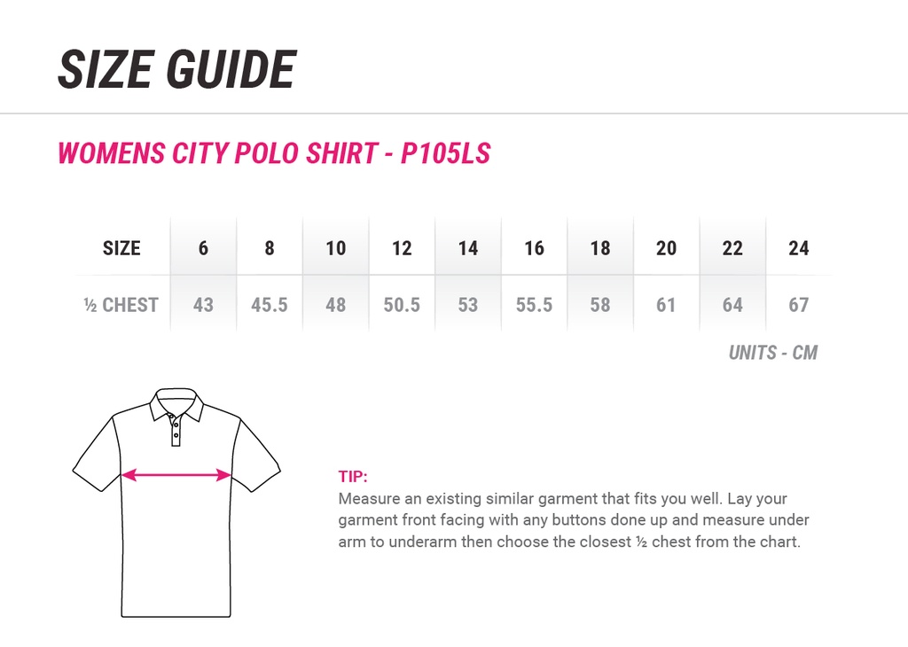 HEG - Womens City Polo Shirt - P105LS