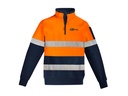 Caldwell Levesque - Men's Hi Vis 1/4 Zip Puller Hood Tapped
