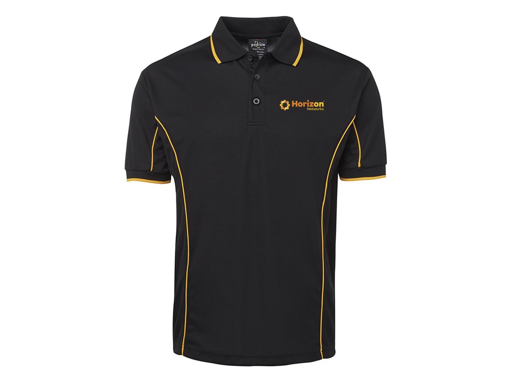 Horizon Networks - Mens Podium Piping Polo - 7PIP