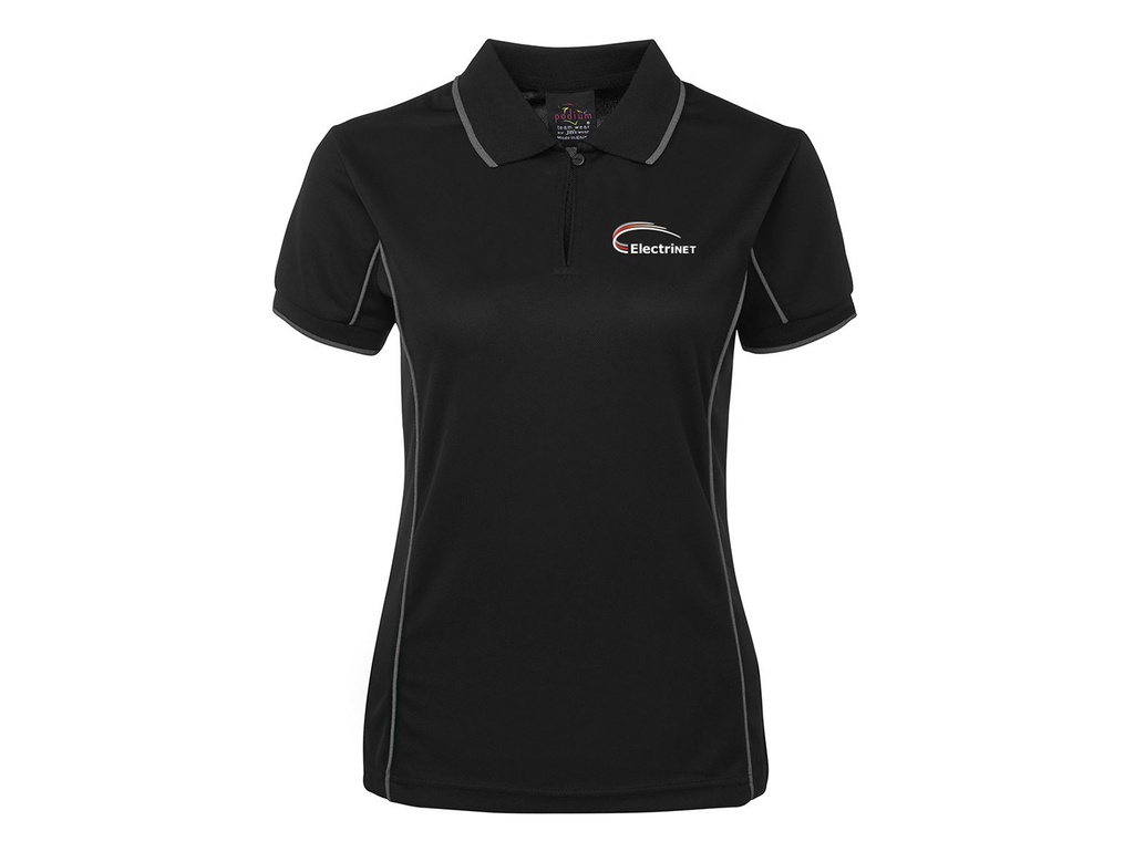 ElectriNET - Women's Podium Piping Polo