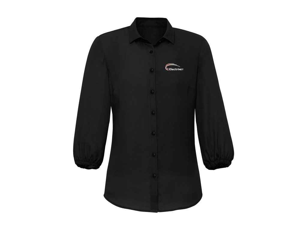 ElectriNET - Women's Lucy 3/4 Sleeve Blouse