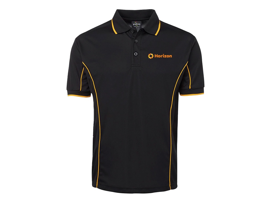 Horizon Services - Men's Podium Piping Polo